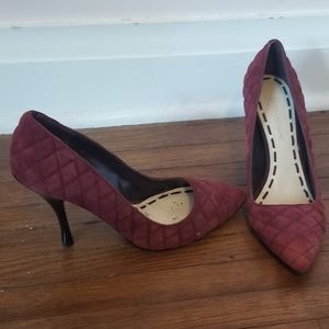 Wine red heels